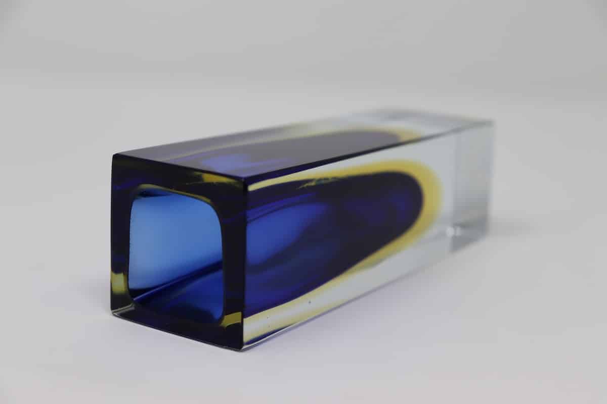 Small Blue Vase In Murano Glass, 1970s