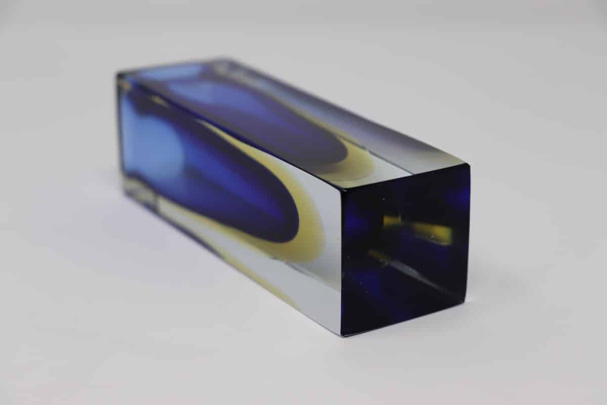 Small Blue Vase In Murano Glass, 1970s