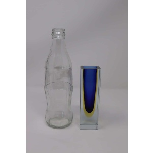 Small Blue Vase In Murano Glass, 1970s