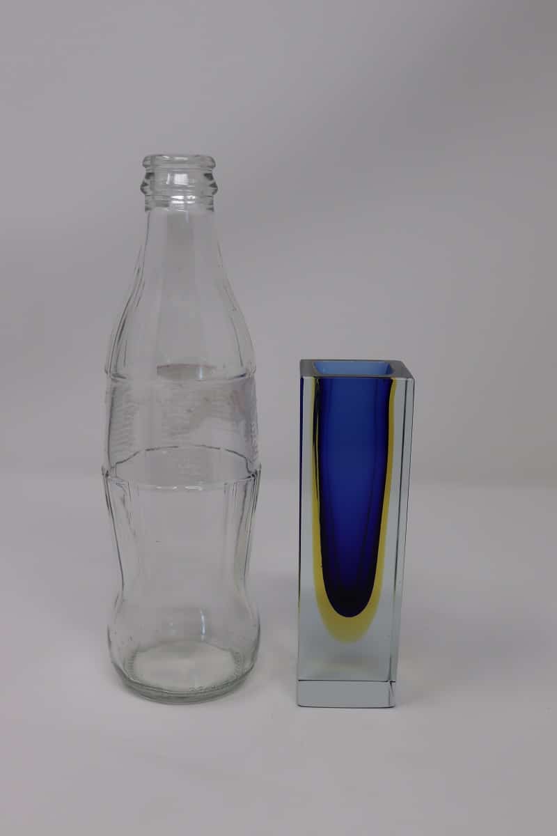 Small Blue Vase In Murano Glass, 1970s