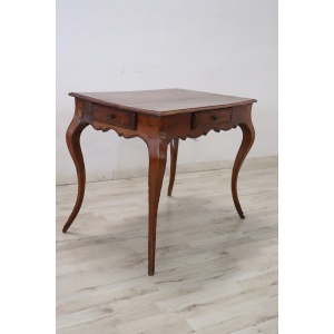 Antique Table In Cherry Wood