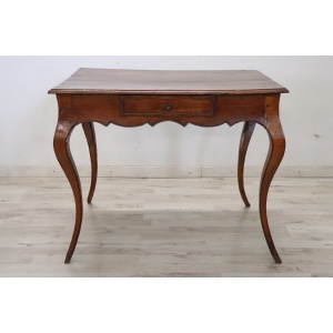 Antique Table In Cherry Wood