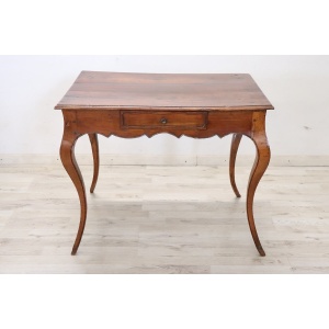 Antique Table In Cherry Wood