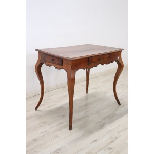 Antique Table In Cherry Wood