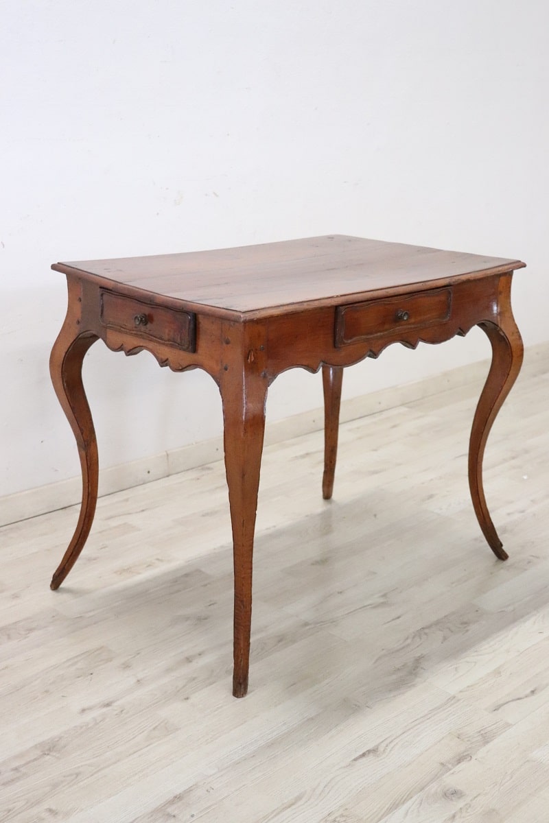 Antique Table In Cherry Wood