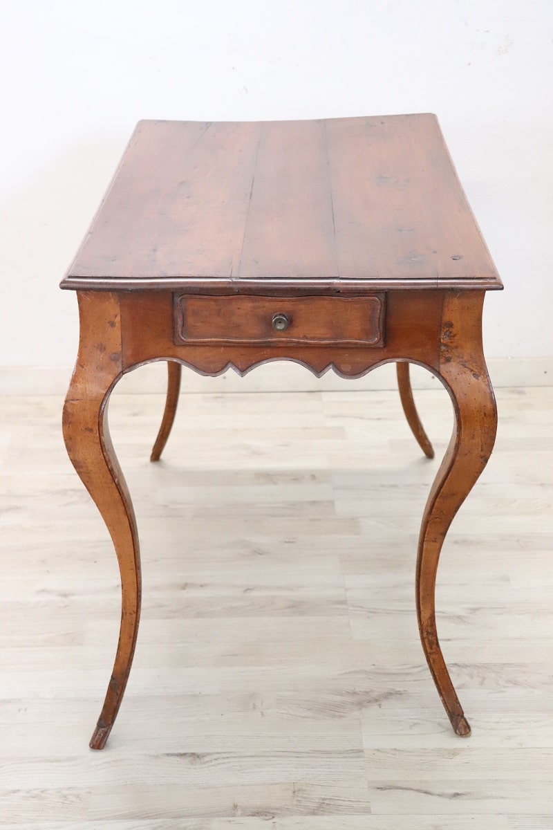 Antique Table In Cherry Wood