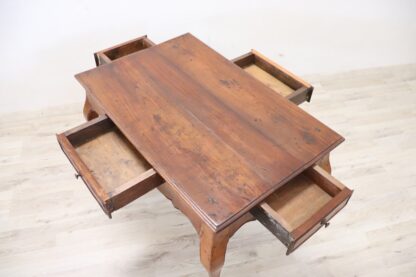 Antique Table In Cherry Wood - Image 8