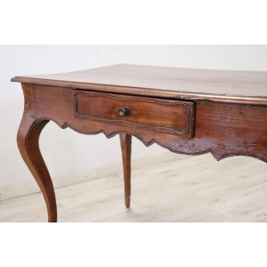 Antique Table In Cherry Wood