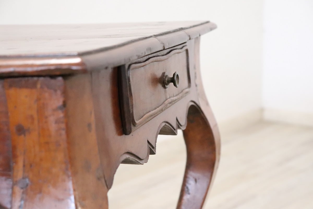 Antique Table In Cherry Wood