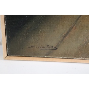 Antique Oil Painting On Canvas