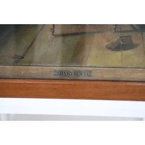 Antique Oil Painting On Canvas