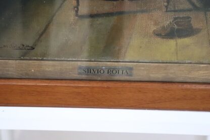 Antique Oil Painting On Canvas - Image 5