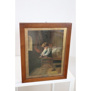 Antique Oil Painting On Canvas