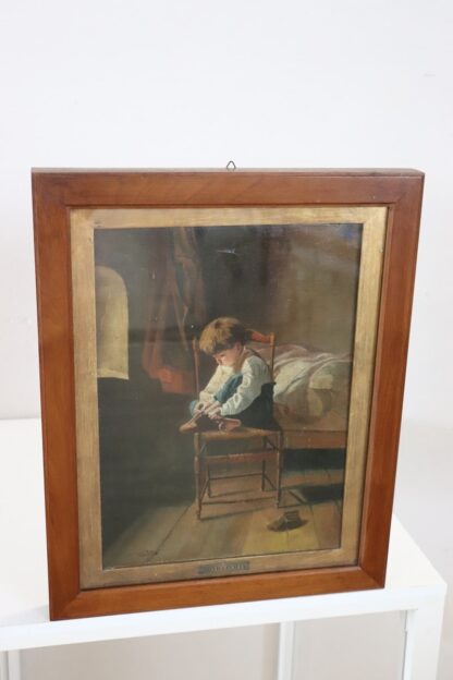 Antique Oil Painting On Canvas - Image 6