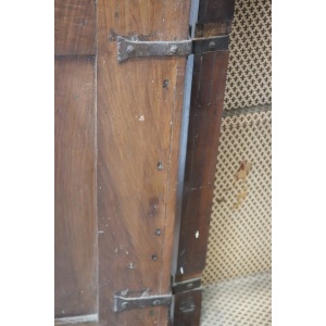 Antique walnut bookcase