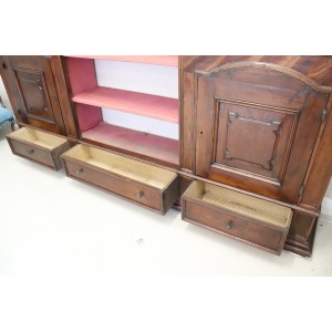 Antique walnut bookcase