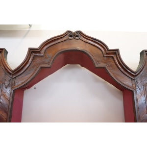 Antique walnut bookcase