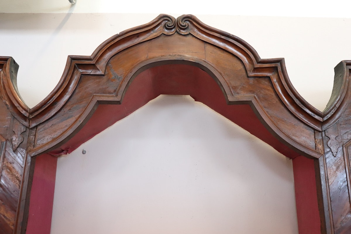Antique walnut bookcase