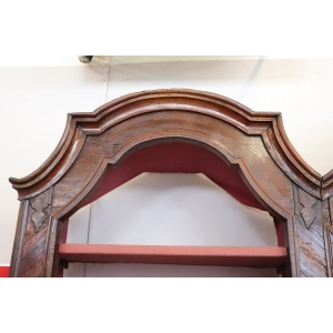 Antique walnut bookcase