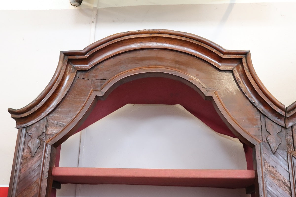 Antique walnut bookcase
