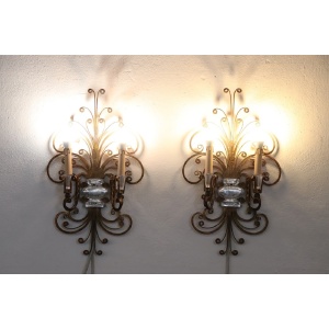 Sconces Attributed To Maison Baguès, 1950s