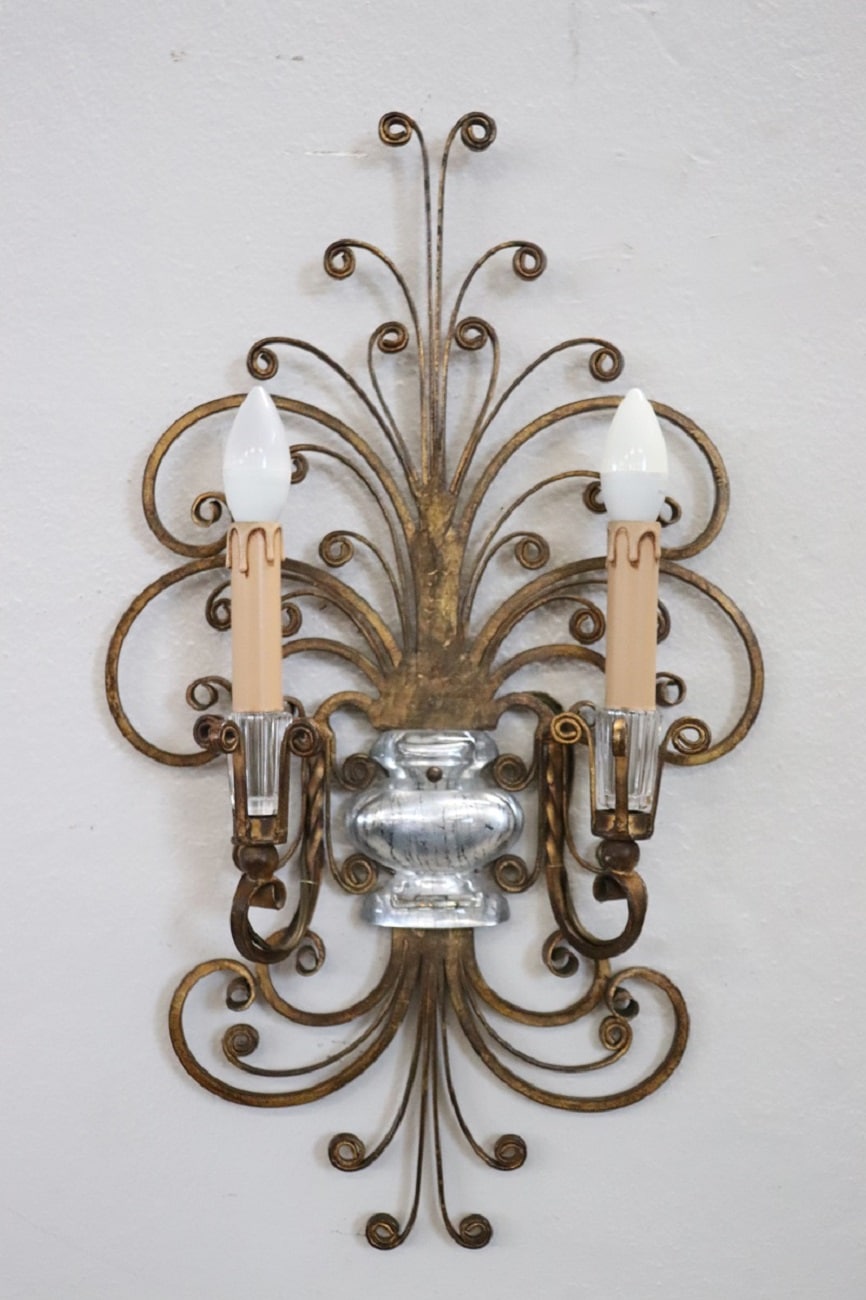 Sconces Attributed To Maison Baguès, 1950s
