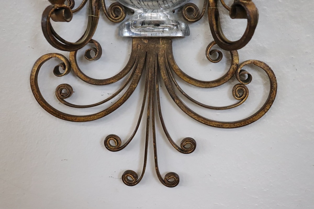 Sconces Attributed To Maison Baguès, 1950s