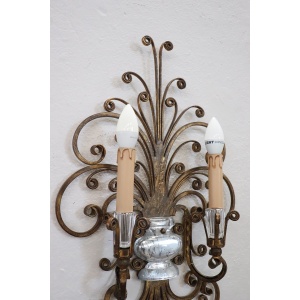 Sconces Attributed To Maison Baguès, 1950s