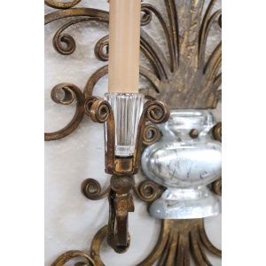 Sconces Attributed To Maison Baguès, 1950s