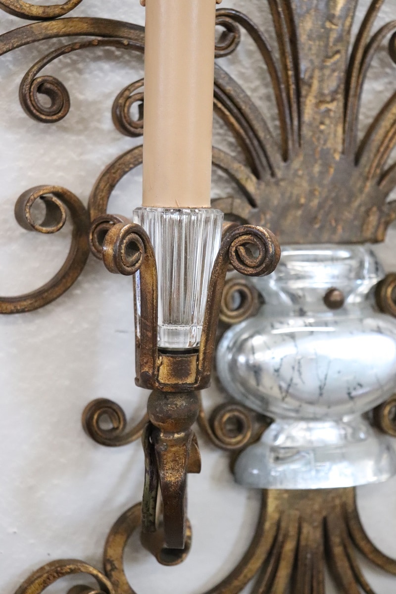 Sconces Attributed To Maison Baguès, 1950s