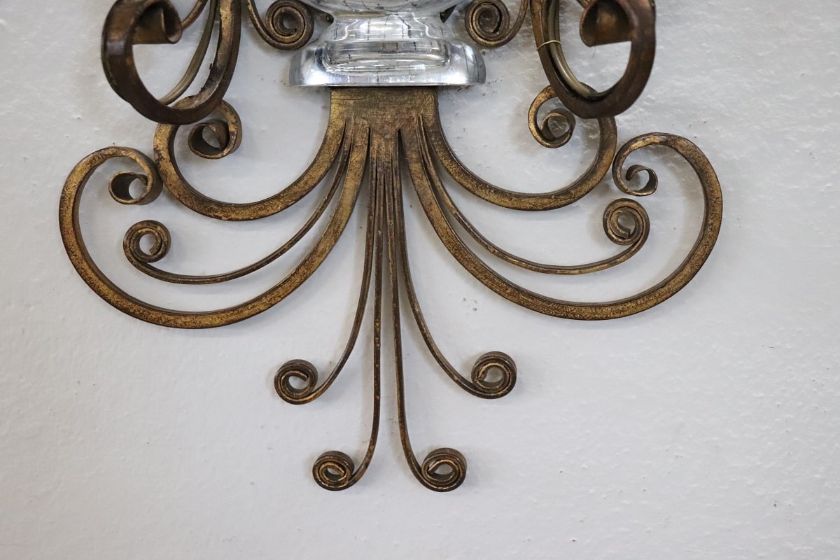 Sconces Attributed To Maison Baguès, 1950s