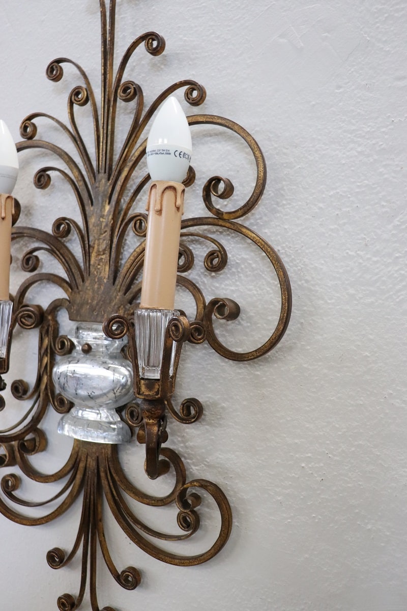 Sconces Attributed To Maison Baguès, 1950s