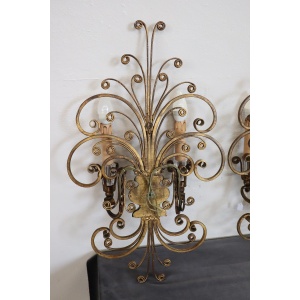 Sconces Attributed To Maison Baguès, 1950s