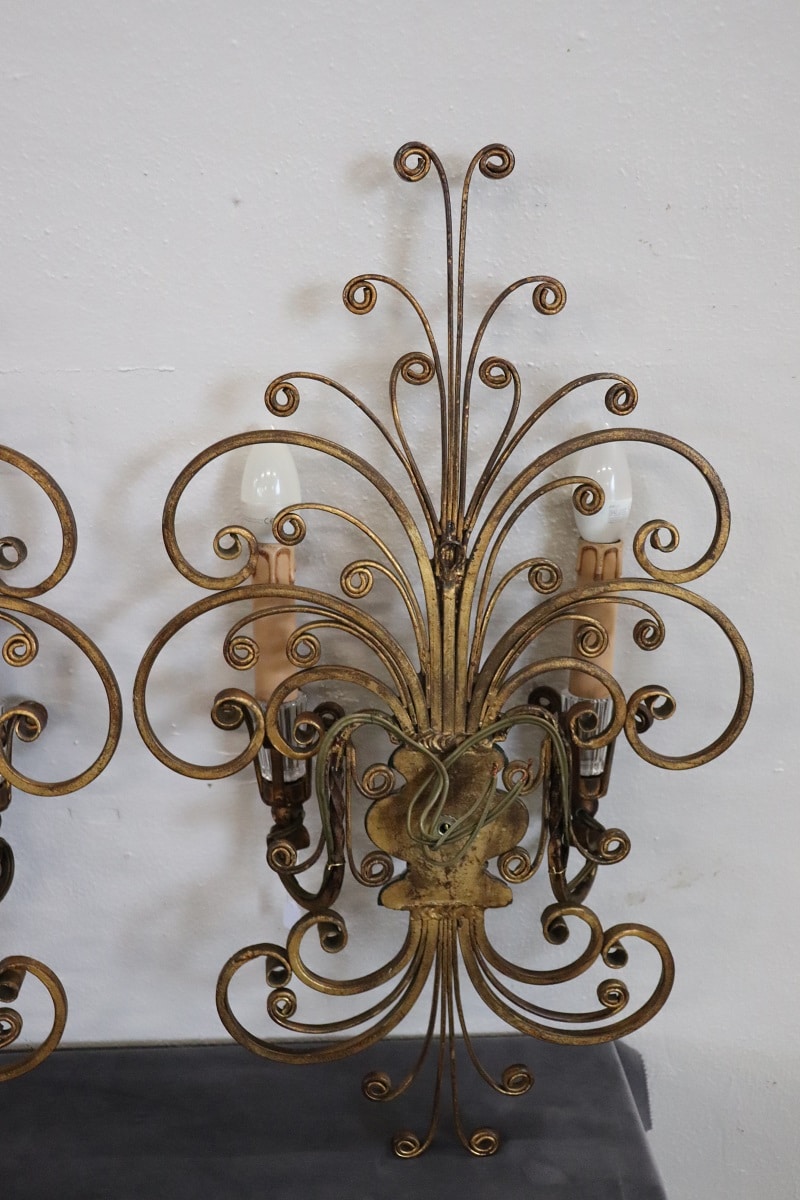Sconces Attributed To Maison Baguès, 1950s