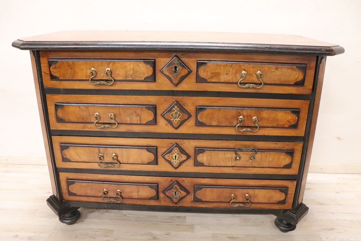 17th Century Antique Chest Of Drawers