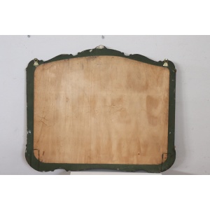 Wall Mirror With Lacquered Wood Frame