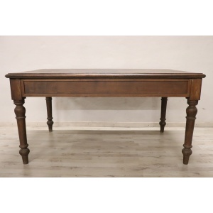 Kitchen Table In Oak Wood, Early 20th Century