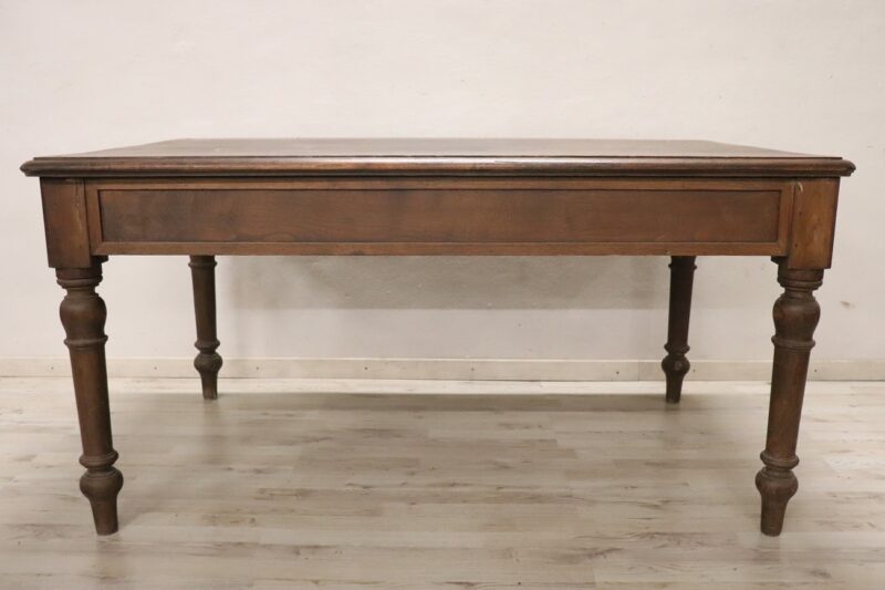 Kitchen Table In Oak Wood, Early 20th Century