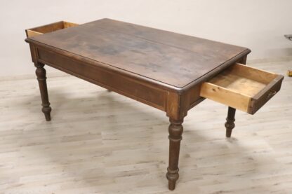 Kitchen Table In Oak Wood, Early 20th Century - Image 5