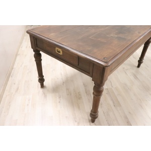 Kitchen Table In Oak Wood, Early 20th Century