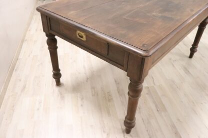 Kitchen Table In Oak Wood, Early 20th Century - Image 7