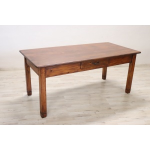 Italian Rustic Kitchen Table In Fir Wood