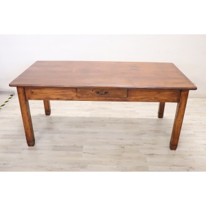 Italian Rustic Kitchen Table In Fir Wood