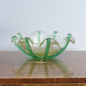 Oro Cordonati Bowl by Archimede Seguso c1949