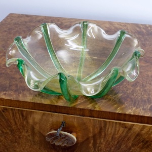 Oro Cordonati Bowl by Archimede Seguso c1949