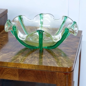 Oro Cordonati Bowl by Archimede Seguso c1949