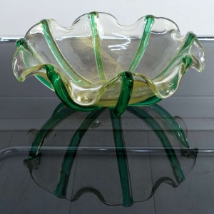 Oro Cordonati Bowl by Archimede Seguso c1949