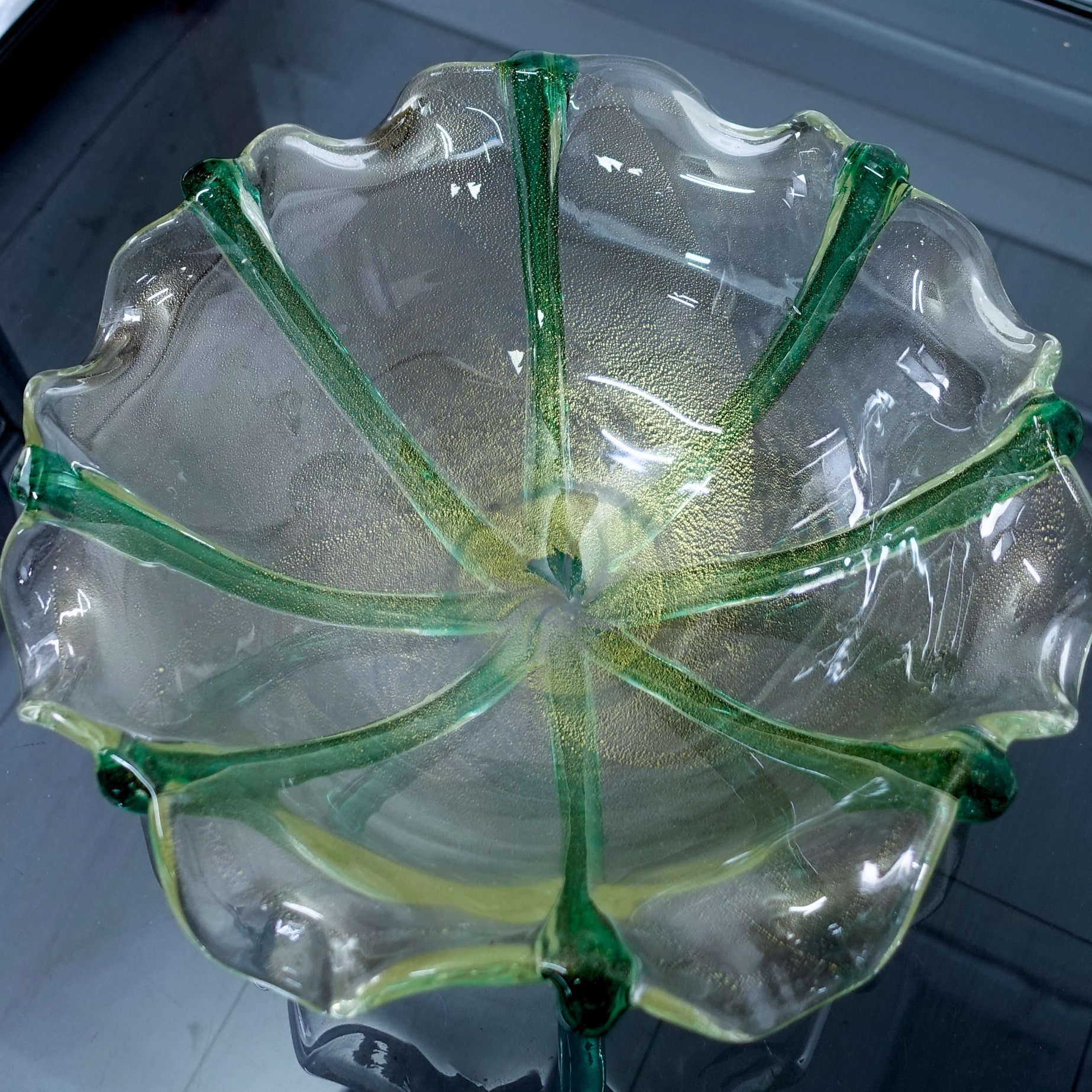 Oro Cordonati Bowl by Archimede Seguso c1949