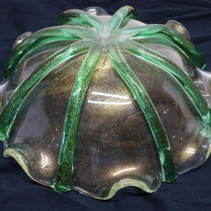 Oro Cordonati Bowl by Archimede Seguso c1949