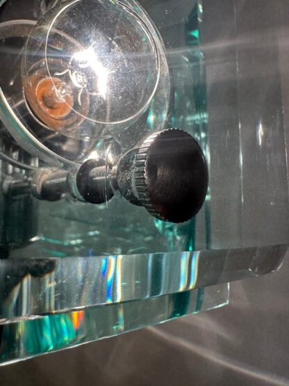 Stunning Italian Square Green Glass Chandelier By Lupi Cristal Luxor, 1970s - Image 10